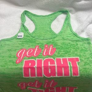 EUC WORKOUT TANK SIZE M